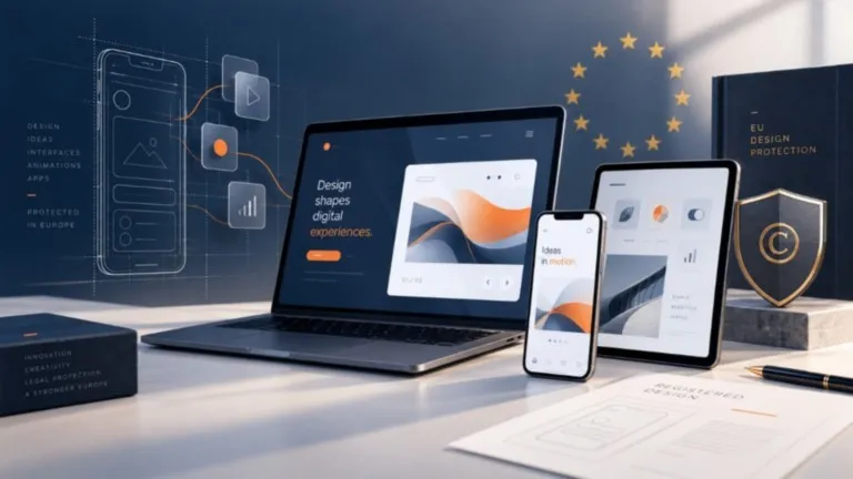 ¿Puede protegerse el diseño de una app? Las nuevas reglas europeas para interfaces y animaciones en 2026